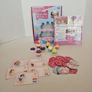 Disney Princess Enchanted Cupcake Party Game 2 To 4 Players With Instructions